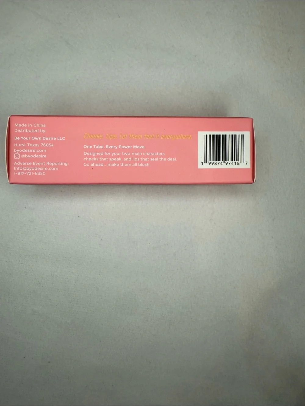 BYOD Blush Concoction Passionate Coral Liquid Blush 7.5ml NIB Vegan